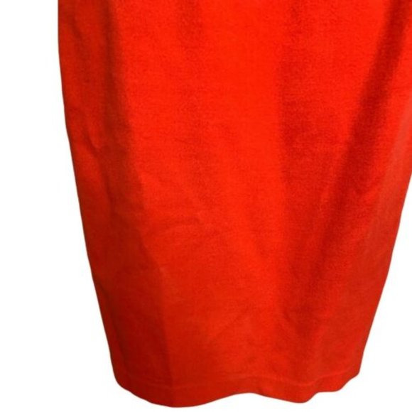 Laundry By Shelli Segal Women's Dress Embroidered Bodycon 3/4 Sleeves Red Pink 4 - Picture 6 of 9